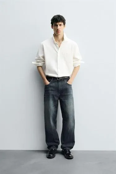 Джинсы прямого кроя RELAXED FIT