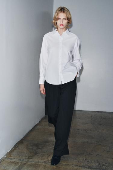 Zara Рубашка OXFORD ZW COLLECTION