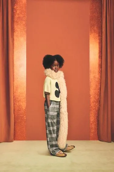 Трикотажная футболка MICKEY MOUSE HARRY LAMBERT FOR ZARA X DISNEY- Заказать в России