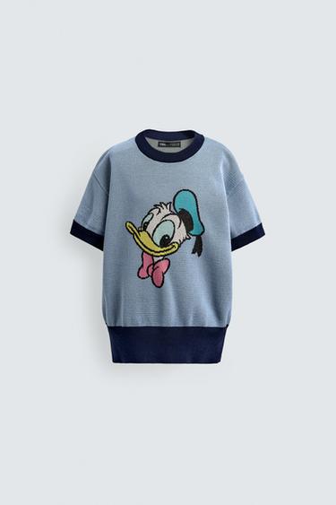 Zara Трикотажная футболка DONALD DUCK HARRY LAMBERT FOR ZARA X DISNEY