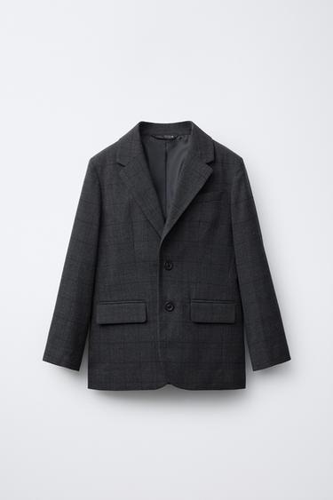 Zara Костюмный блейзер COMFORT в клетку купить с доставкой.