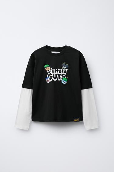 Zara Футболка с длинными рукавами STUMBLE GUYS ™ © SCOPELY