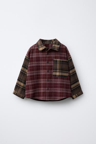 Zara Рубашка в клетку