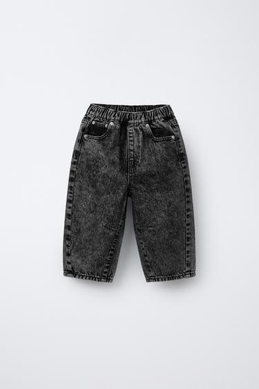 Zara Джинсы BALLOON с эффектом кислотной стирки