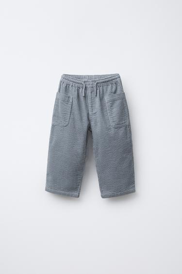 Zara Вельветовые брюки с карманами