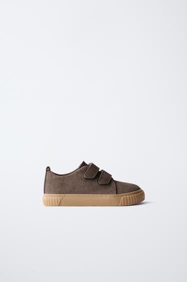 Zara Кроссовки BAREFOOT из замшевой кожи