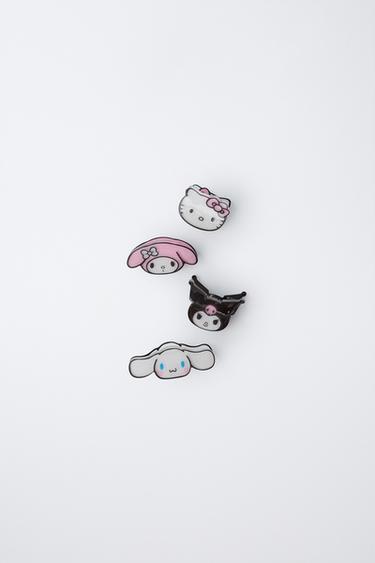 Zara Набор из четырех заколок для волос HELLO KITTY AND FRIENDS © SANRIO