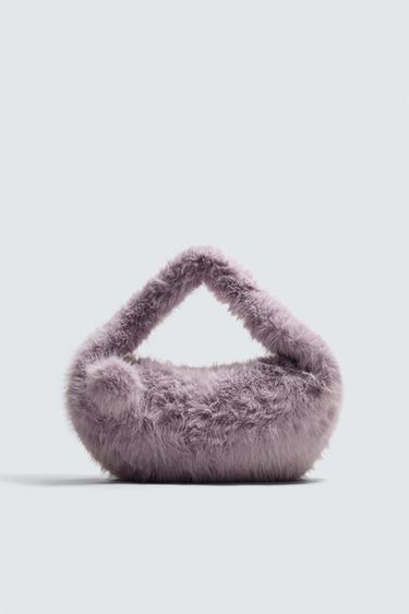 Zara Большая сумка из искусственного меха HARRY LAMBERT FOR ZARA X DISNEY