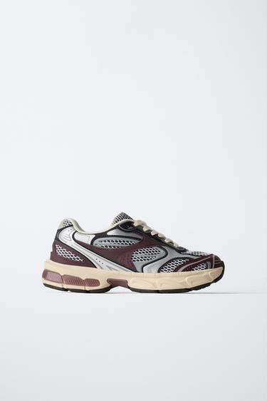 Zara Спортивные кроссовки из сетчатого материала