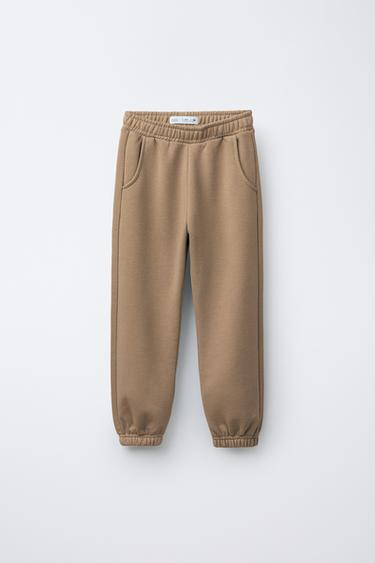 Zara Базовые брюки-джоггеры из мягкой ткани