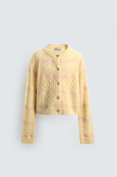 Zara Ажурный кардиган HARRY LAMBERT FOR ZARA X DISNEY