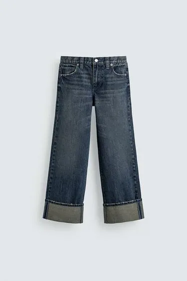 Джинсы WIDE FIT с лоскутным силуэтом микки HARRY LAMBERT FOR ZARA X DISNEY
