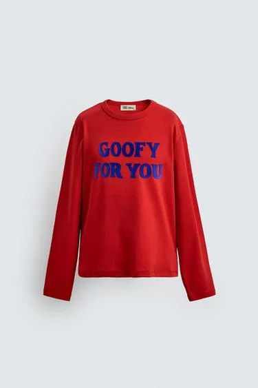 Футболка с текстом HARRY LAMBERT FOR ZARA X DISNEY