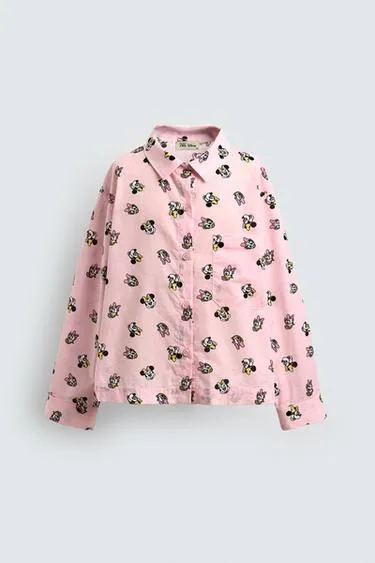 Рубашка DAISY + MINNIE HARRY LAMBERT FOR ZARA X DISNEY