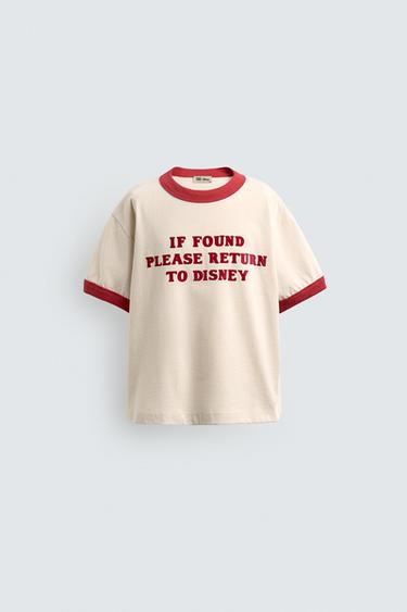 Zara 2-6 лет/ футболка с текстом HARRY LAMBERT FOR ZARA X DISNEY купить с доставкой.