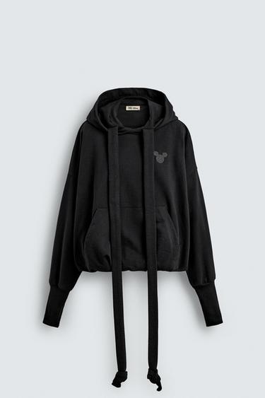 Zara Толстовка с вышивкой силуэта микки HARRY LAMBERT FOR ZARA X DISNEY