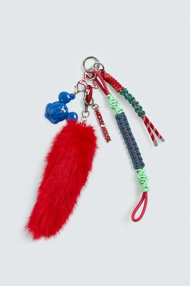 Zara Брелок MICKEY MOUSE с несколькими подвесками HARRY LAMBERT для ZARA X DISNEY