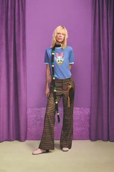 Кожаные кроссовки HARRY LAMBERT FOR ZARA X DISNEY