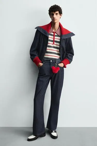 Кожаные лоферы с планкой HARRY LAMBERT FOR ZARA X DISNEY