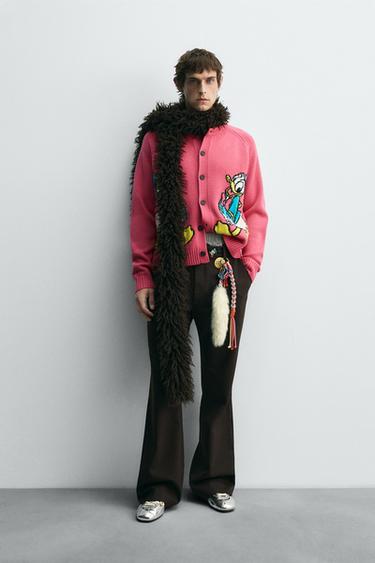 Zara Шерстяной кардиган DONALD DUCK HARRY LAMBERT FOR ZARA X DISNEY