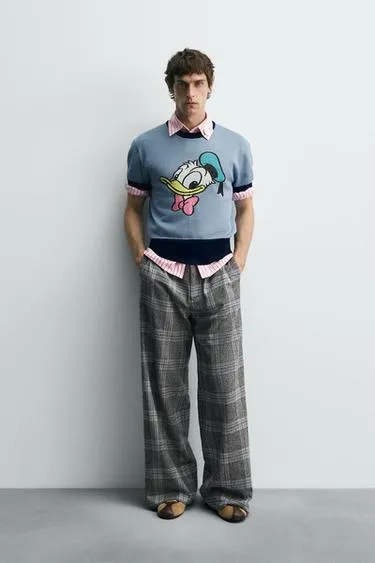 Трикотажная футболка DONALD DUCK HARRY LAMBERT FOR ZARA X DISNEY