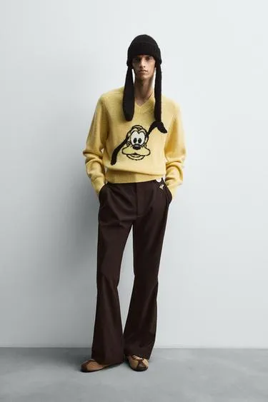 Джемпер из шерсти плуто харри ламберт для ZARA X DISNEY