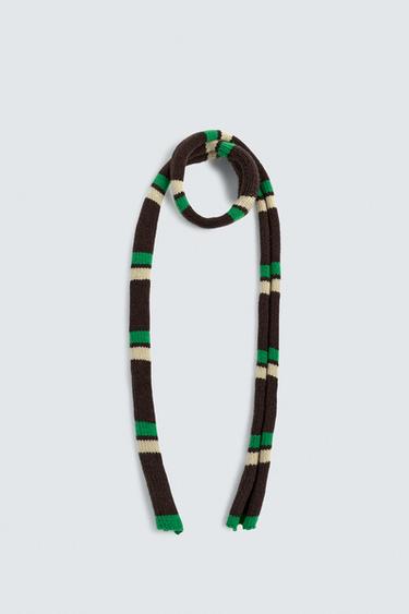 Zara Вязаный шарф в полоску HARRY LAMBERT FOR ZARA X DISNEY