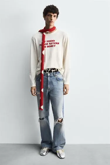 Кожаные кеды HARRY LAMBERT FOR ZARA X DISNEY