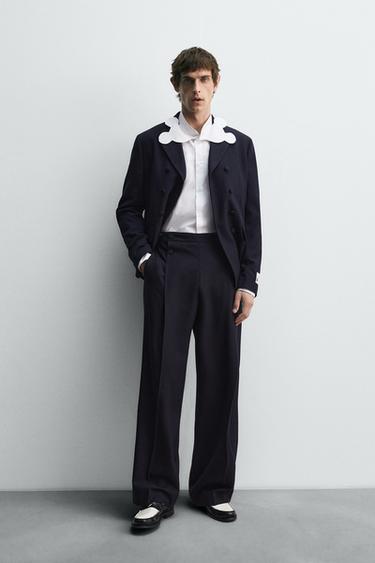 Zara Рубашка с воротником в форме силуэта микки мауса HARRY LAMBERT FOR ZARA X DISNEY