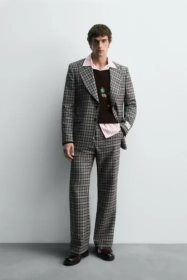 Брюки в клетку HARRY LAMBERT FOR ZARA X DISNEY