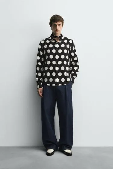 Рубашка в горошек HARRY LAMBERT FOR ZARA X DISNEY- Заказать в России