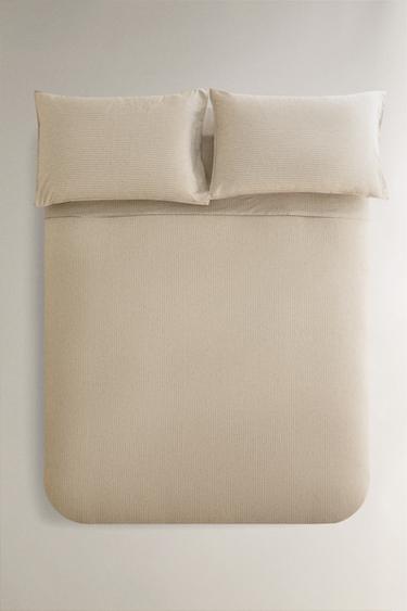 Zara Покрывало с полосатым рисунком из окрашенной нити