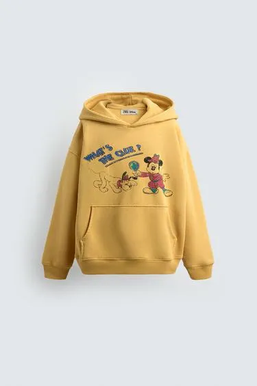2-6 лет/ худи MICKEY + PLUTO с капюшоном HARRY LAMBERT FOR ZARA X DISNEY