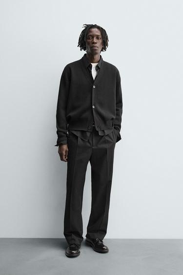 Zara Кардиган из рельефного хлопка