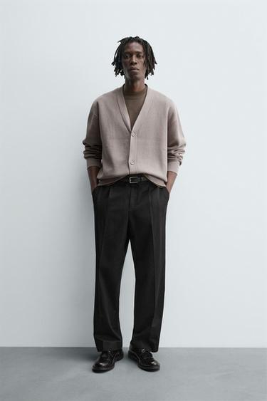 Zara Кардиган из рельефного хлопка