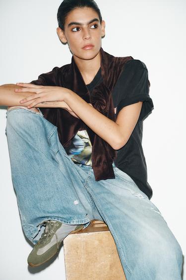 Zara Кроссовки для бега в контрастном исполнении