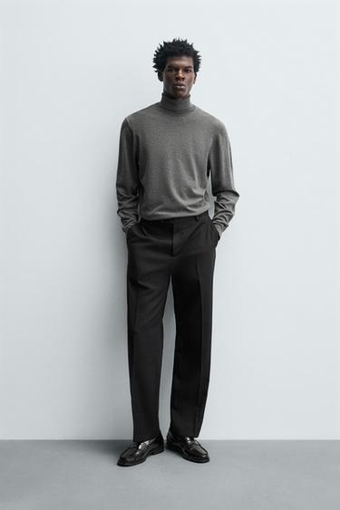 Zara Базовый джемпер с высоким воротником купить с доставкой.