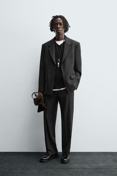 Zara Костюмный блейзер из тканевой фактуры купить с доставкой.