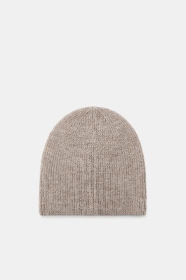 Zara Шапка бини в рубчик