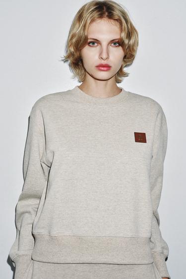 Zara Толстовка с нашивкой спереди купить с доставкой.
