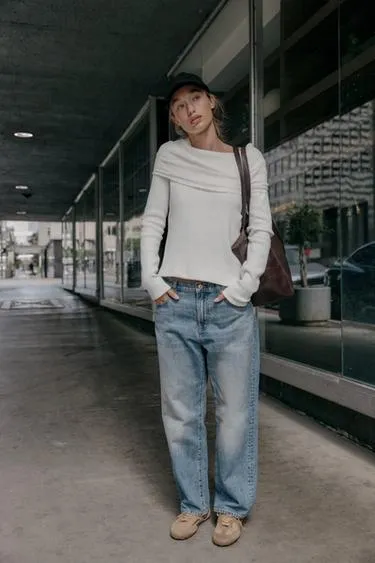 Мягкий топ в рубчик- Заказать в России