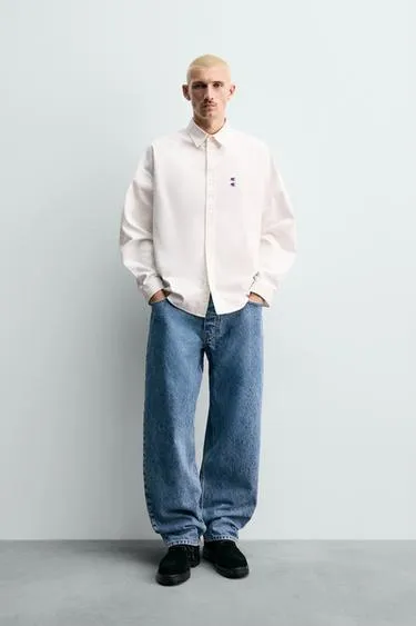Джинсы свободного кроя CHAMPION ® X ZARA