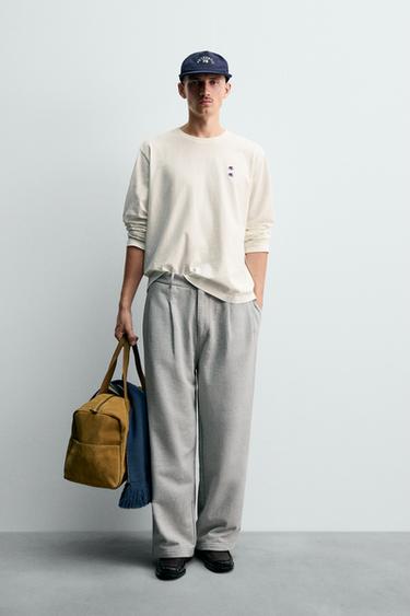 Zara Футболка с нашивкой CHAMPION ® X ZARA