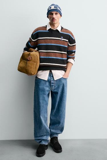 Zara Кожаные ботинки со шнуровкой CHAMPION ® X ZARA