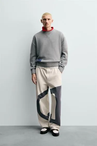 Брюки с контрастным логотипом CHAMPION ® X ZARA