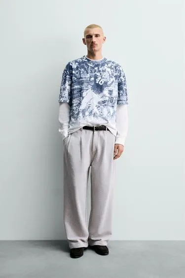 Футболка с принтом американского футбола CHAMPION ® X ZARA