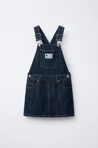 Джинсовый сарафан с логотипом CHAMPION ® X ZARA