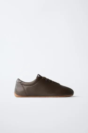Кожаные туфли-дерби CHAMPION ® X ZARA
