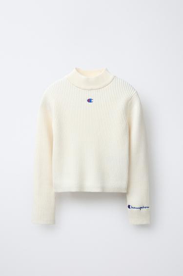 Zara Джемпер в рубчик с воротником-стойкой CHAMPION ® X ZARA