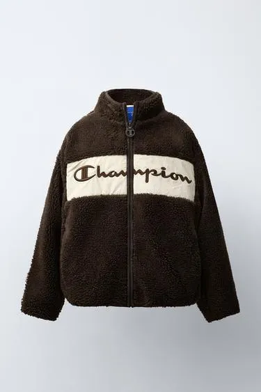 Куртка из искусственной овчины с подкладкой из поларфлиса CHAMPION ® X ZARA